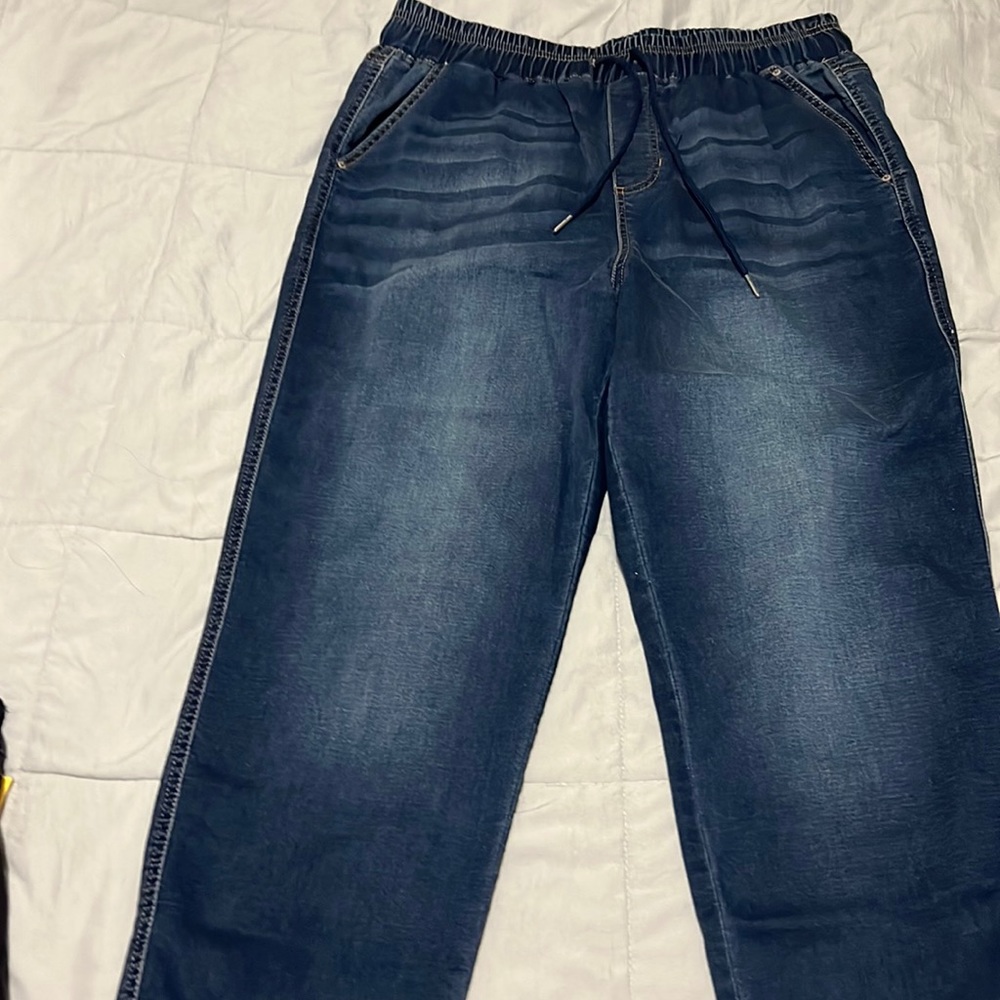dark blue joggers